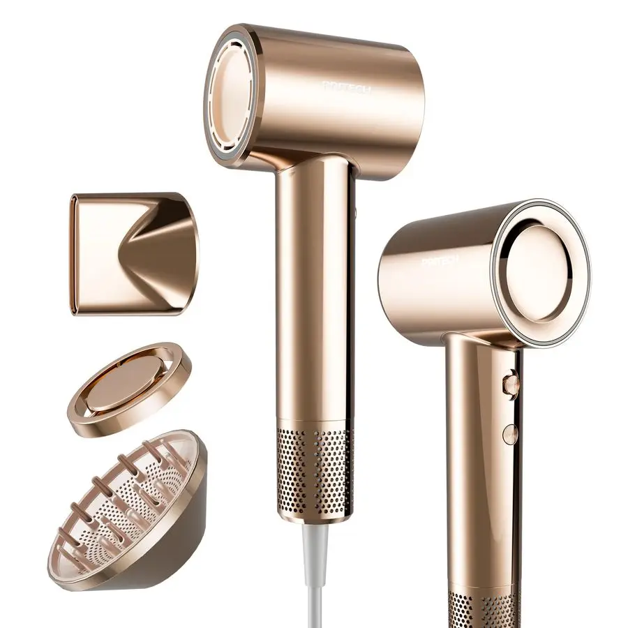 

Высокоскоростной ионный фен с диффузором, 200 млн отрицательных ионов, профессиональный фен для укладки волос с функцией нанесения масла, 1500 Вт, бесщеточный двигатель