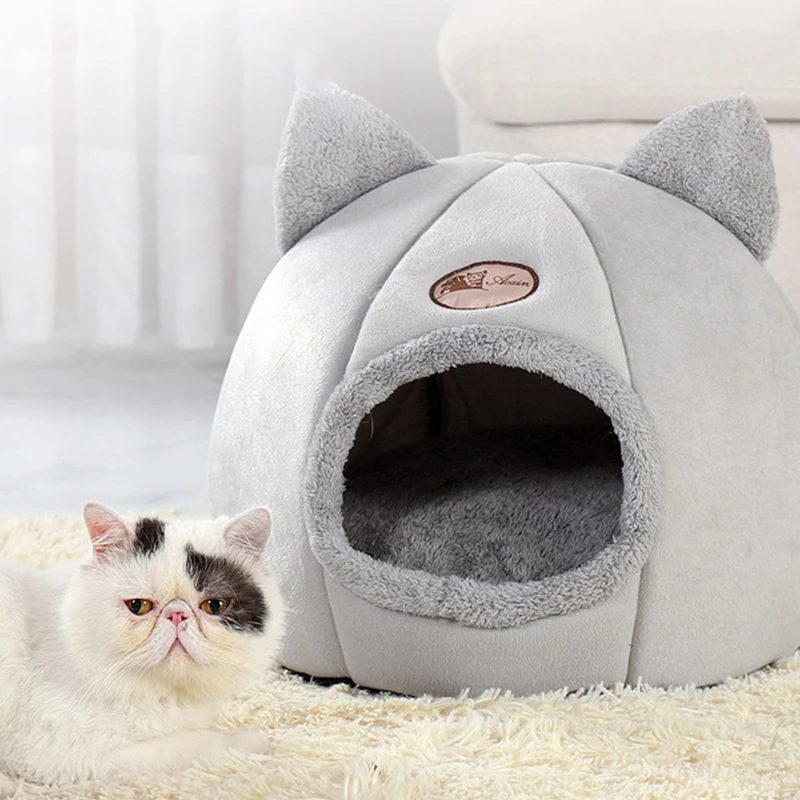 Cat House Cat Bed Pet Bed Soft Whole Washable Winter Pet Cushion Pet Cushion Cat Dog Rabbit Bed