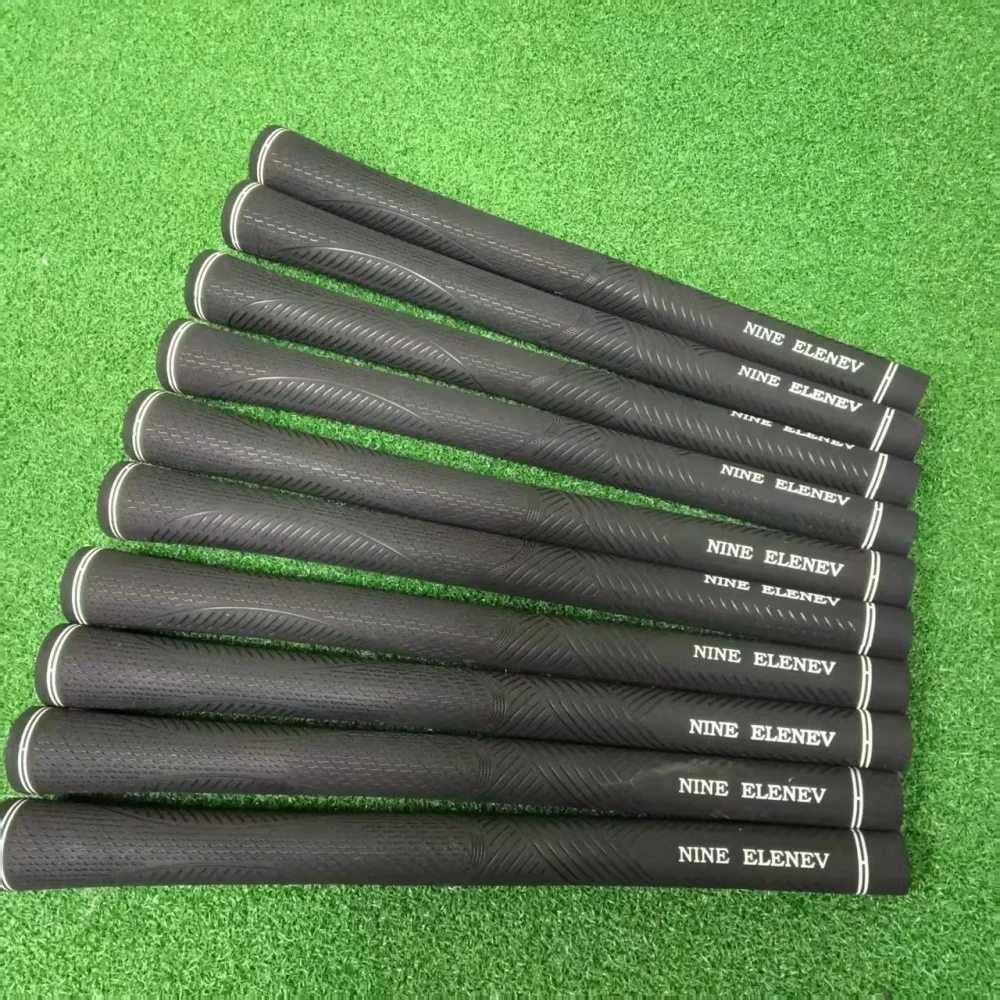 

Nine Elenev 10pcs Rubber Golf Grips, High Traction And Feedback Rubber Golf Club Grips