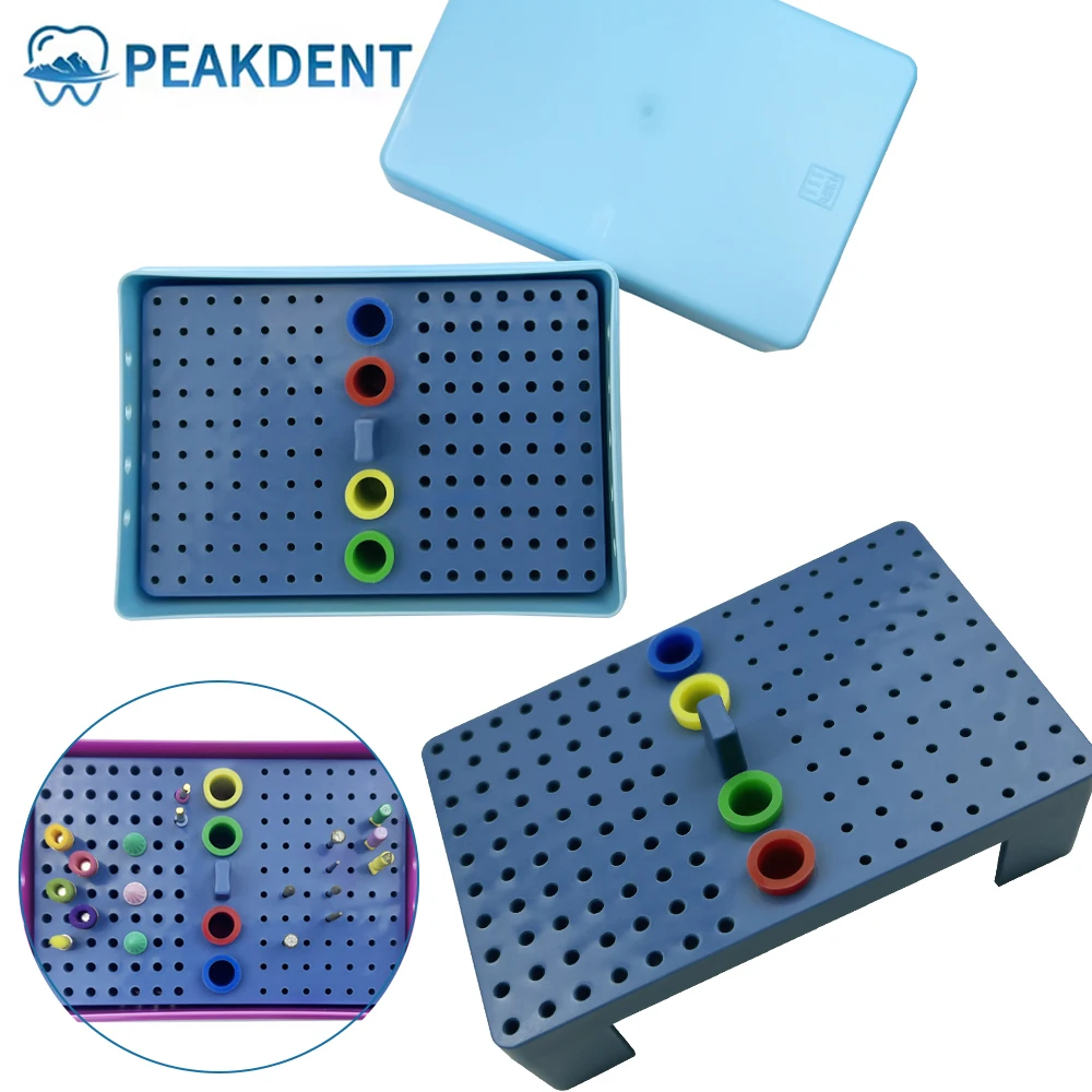 

144-отверстия, стоматологическая дезинфекция, эндофайлы, держатель, коробка для автоклава, стерилизатор, боры, металлическая коробка для дезинфекции зубов для ухода за полостью рта