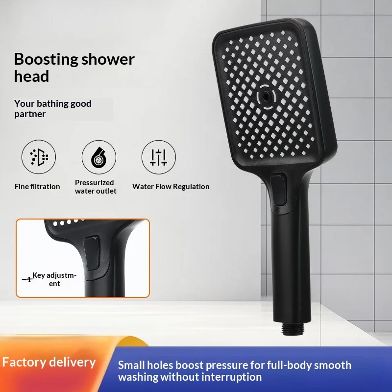 High Pressure Handheld Shower Set with Spray Gun Detachable for Home Water Heater