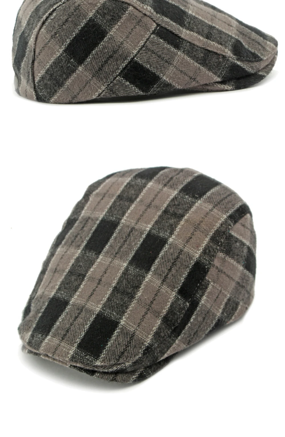 HT4947 Berets Neue Herbst Winter Caps für Männer Frauen Plaid Künstler Maler Baskenmütze Hut Männlich Weiblich Ivy Flache Kappe Einstellbare Baskenmütze Kappen – Detail 7