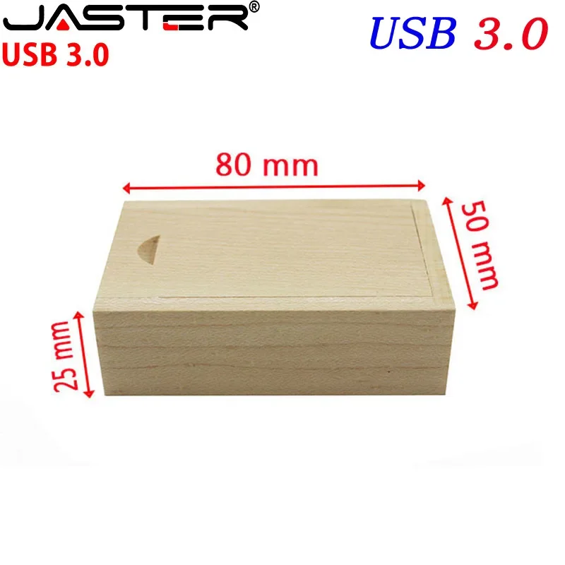 JASTER 10 PCS LOT Rotatable USB 3.0 Flash Drive 128GB Free Custom Logo Creative Gift Memory Stick 64GB Red Wood Pen Drive 32GB