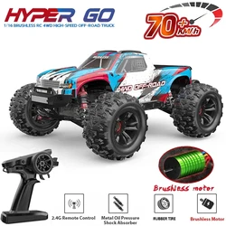 Hyper Go MJX 16207 16208 16209 16210 1/16 4WD RC Car 70 KM/H Brushless RC Racing Car Remote Control Cars Off-Road Truck Toys