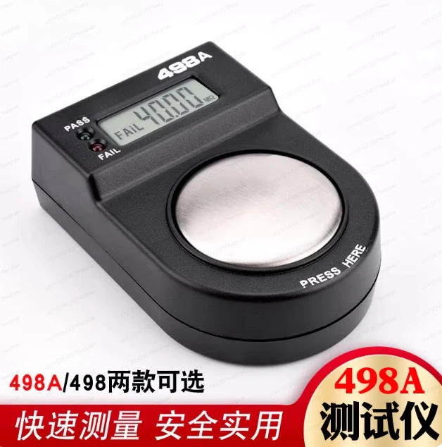 

Антистатический тестер-браслет с цифровым дисплеем 498A для проверки антистатических браслетов, модель 498 с беспроводным обнаружением электростатического заряда.