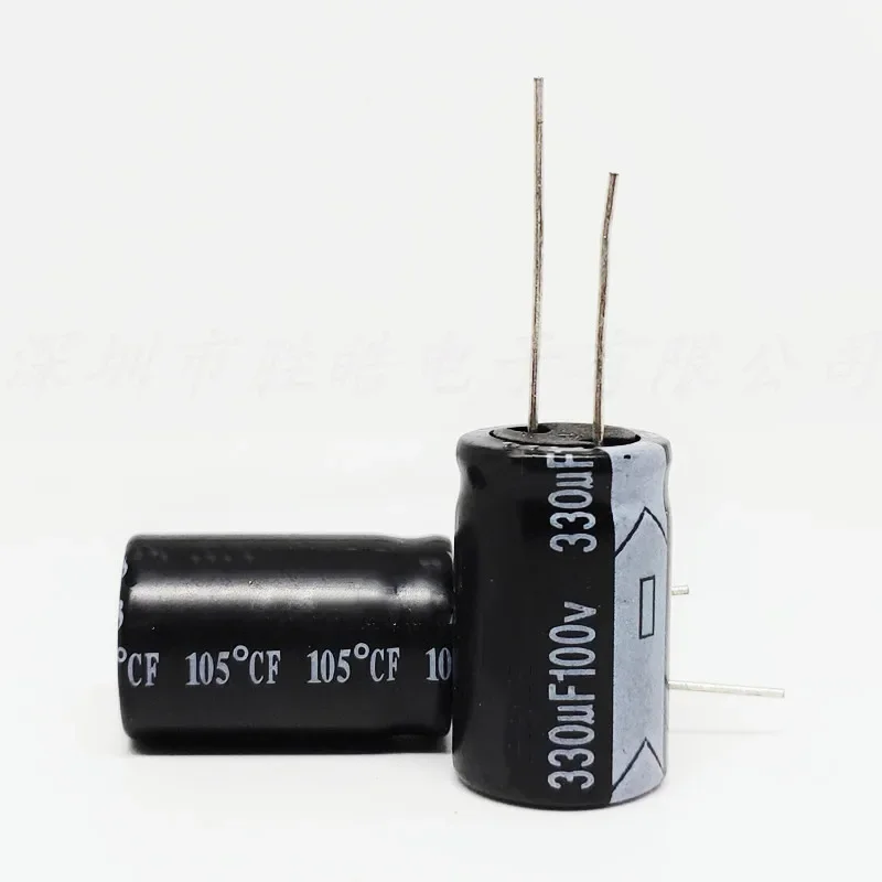 

（5PCS/50PCS) 100V330uF Series 12.5x25mm High Quality Aluminum Electrolytic Capacitor