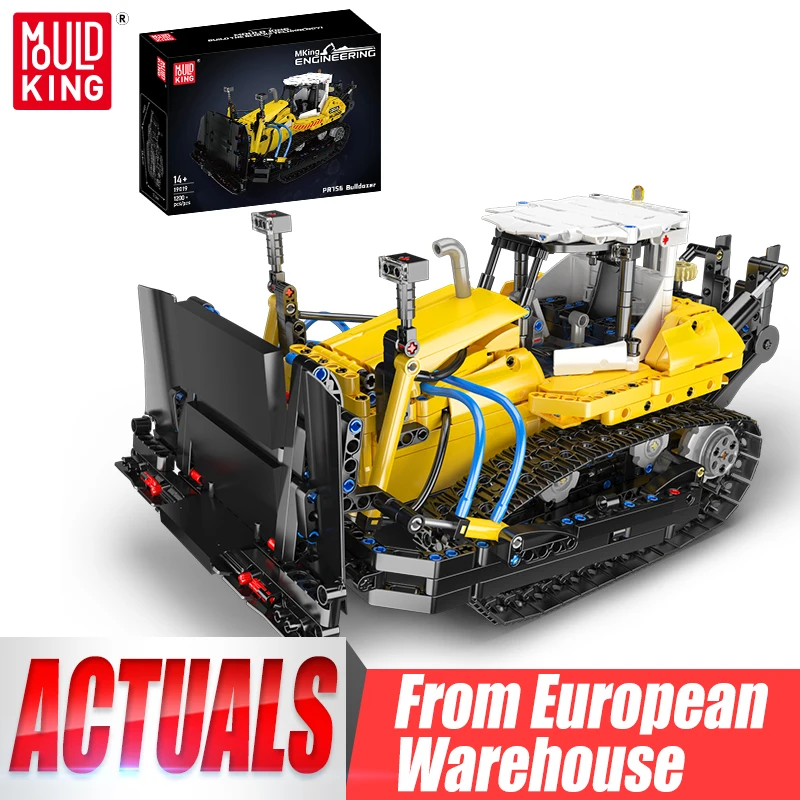 Jouets de construction Mould King 19019, camion bulldozer MOC PR756, ensemble de briques pour enfants, cadeau de Noël