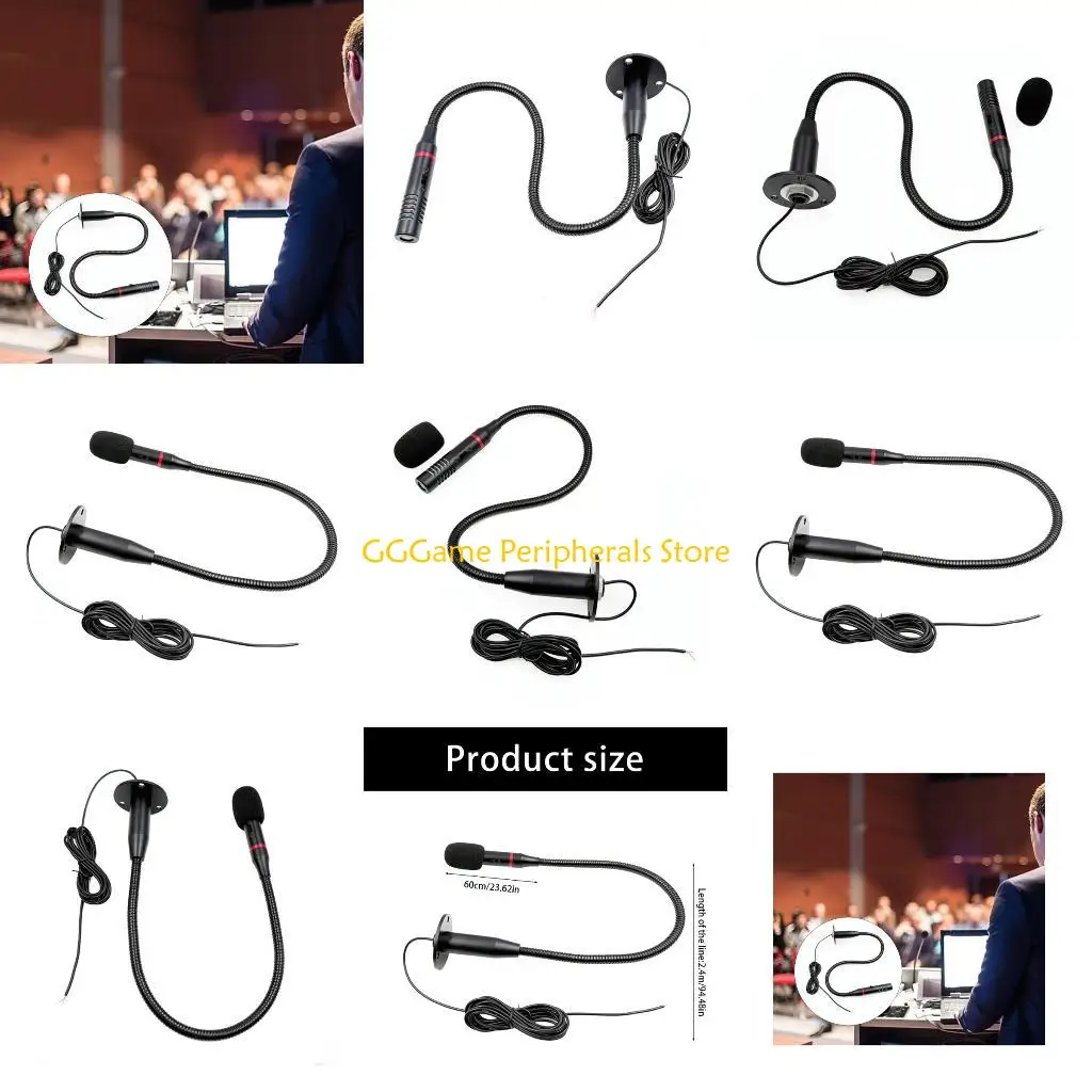 

U55B Metal Articulated Microphone Sound Detection Portable Structure Video Recording Tool