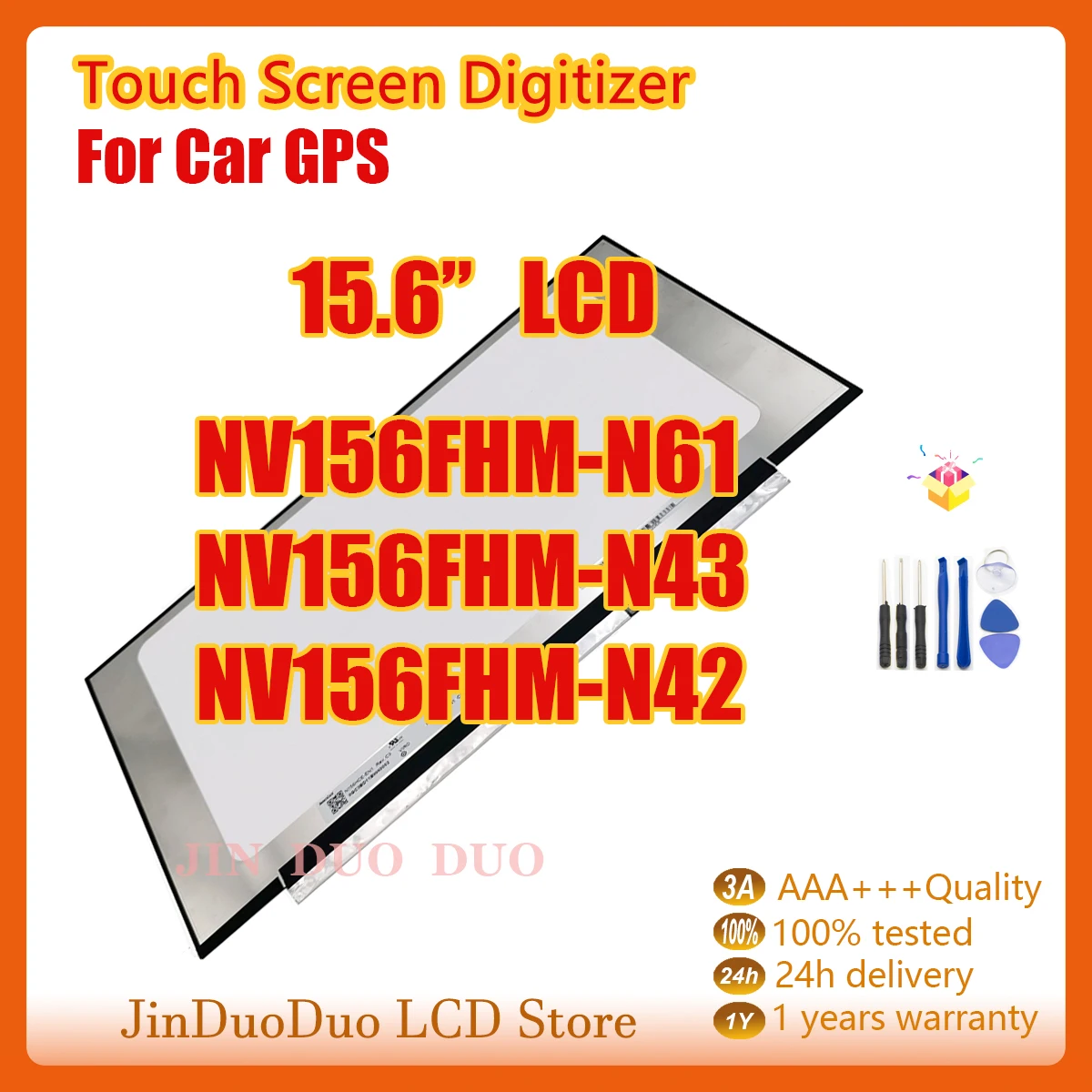 15.6’’Original For Laptop NV156FHM-N61 LCD Display Screen Digitizer For Laptop NV156FHM-N61 Display 1920x1080 Replacement