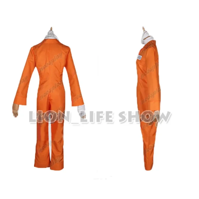 Detentionhouse Nanbaka Niko No.25 Prison Clothes Cosplay Costume   Accessories OI8723