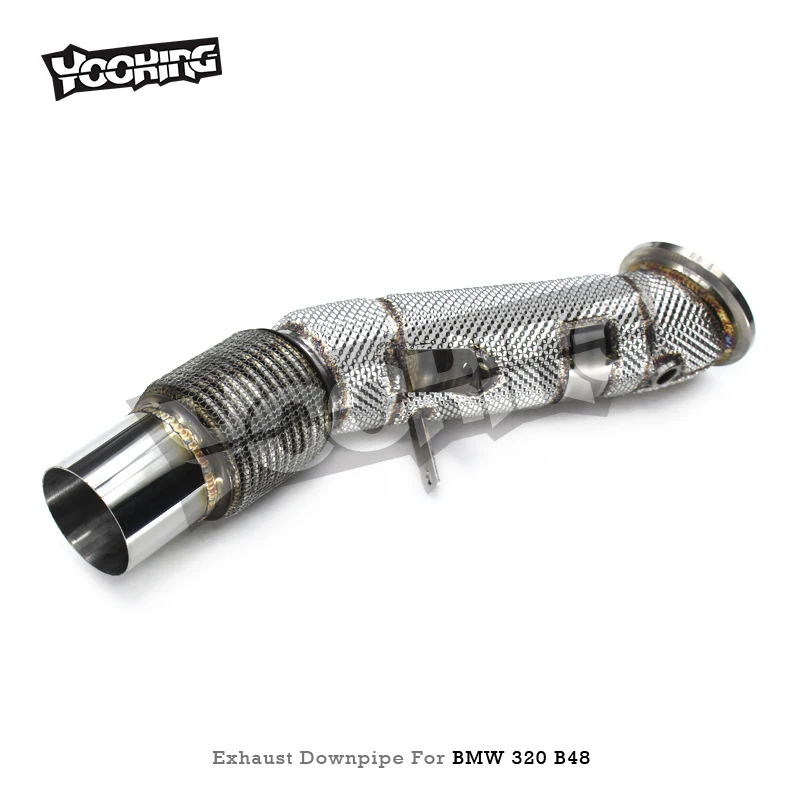 Racing Straight Exhaust Downpipe For BMW 320 420 316 318 320 N20 B48 2019-2022 High Performance Stainless Steel Exhaust Header