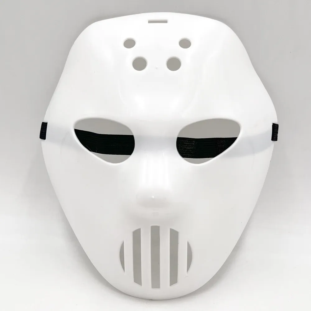 DJ Hardcore Angerfist Demon Lord maska Cosplay białe maski dla dorosłych Unisex impreza z okazji Halloween rekwizyty akcesoria