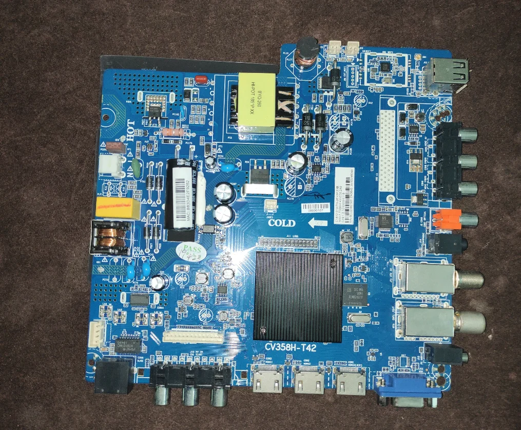 CV358H-T42 4-core smart network WiFi TV motherboard  working  good