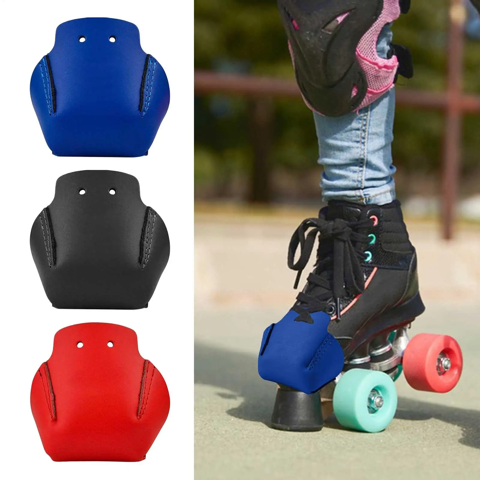 

Защитные чехлы для пальцев на роликовых коньках, защитный чехол для пальцев из искусственной кожи для активного отдыха, начинающих, мужчин, детей, женщин, зима