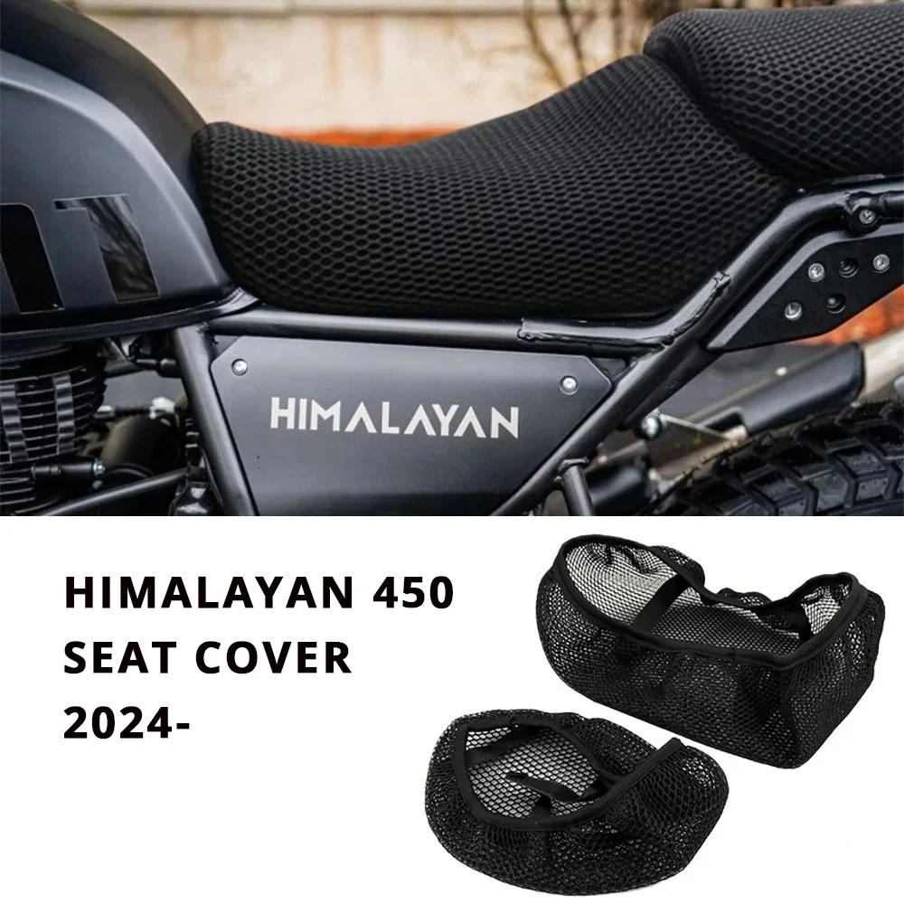 

Motorcycle 3D Airflow Seat Covers For Royal Enfield Himalayan 450 2024- NEW Seat Protect Cushion 3D Honeycomb Mesh Seat Cushion