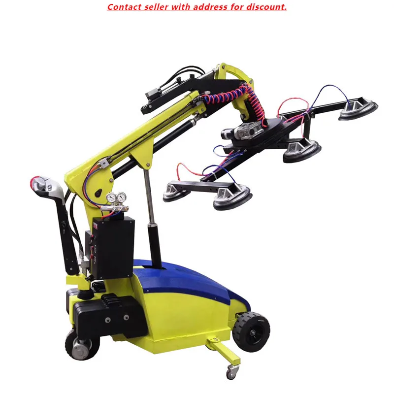 

800kg Capacity Machine Automatic Glazing Robot Vacuum Glass Sucker Marble Lifter 500kg