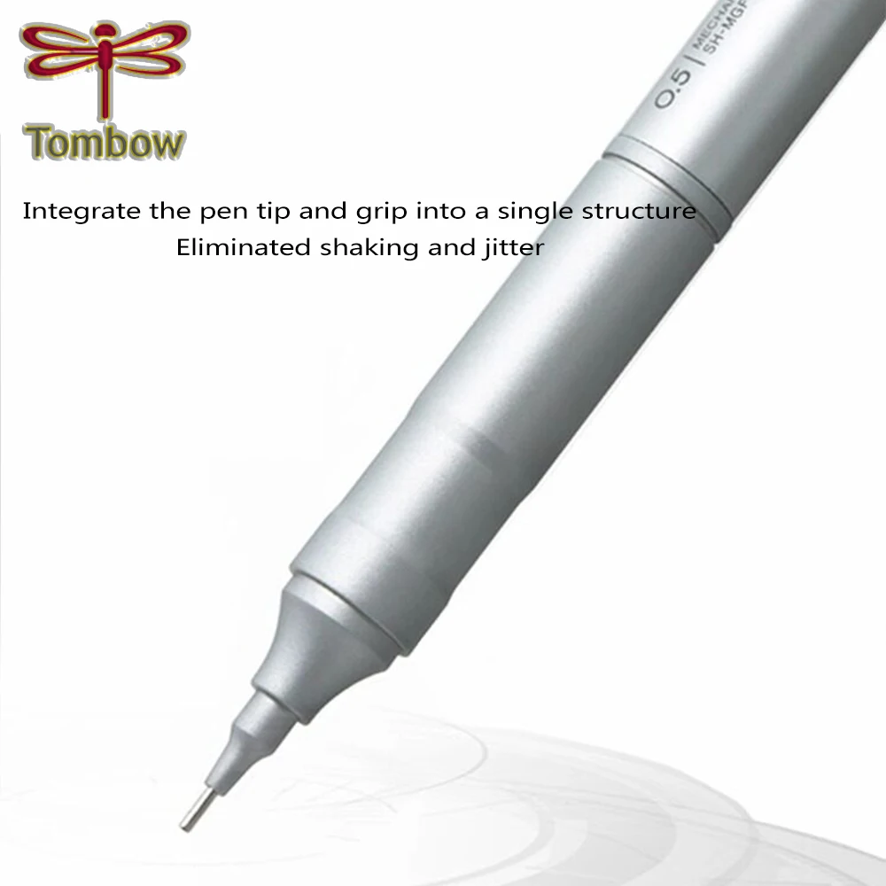 1PC Japan TOMBOW MONO Graph Mechanical Pencil Metal with Low Center of Gravity 0.5mm Art Painting School Stationery