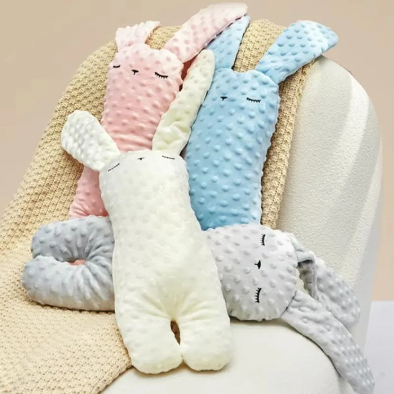 Cartoon Style Newborn Baby Sleeping Pillow Cartoon Double-sided Beanie Soothing Doll Baby Nursing Pillow Room Bedding