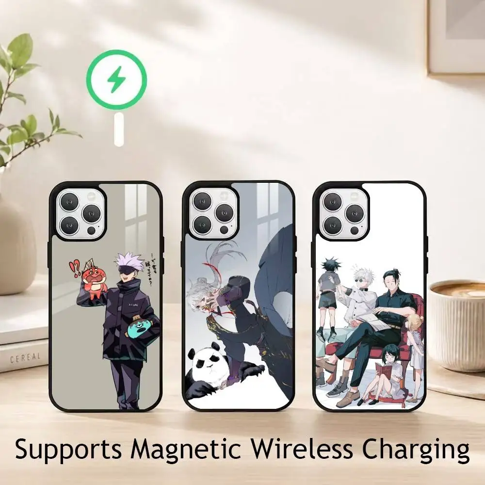 Jujutsu Kaisen ANIME gift Phone Case For iPhone18,17,16,15,14,13,12,11 Plus,Pro Compatible with magnetic wireless charging