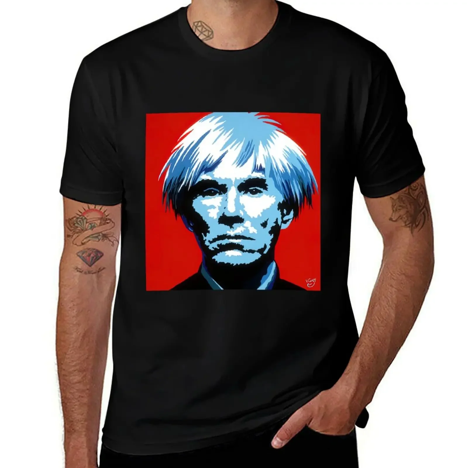 Andy warhol pop art, andy warhol artwork, andy warhol paintings T-Shirt Man t-shirt Louboutins mens t shirt graphic