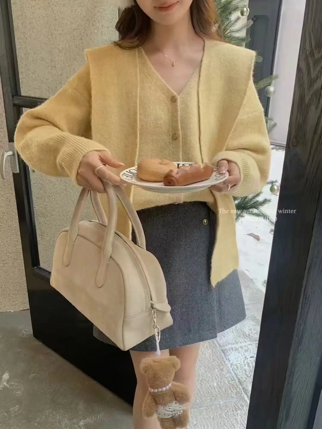 

Свитера Джемперы Кардиганы Женские длинные Femme Oversize Текстурированная пряжа Антикварная пуговица Обычный леопардовый ретро Винтаж Sweet Pretty OL