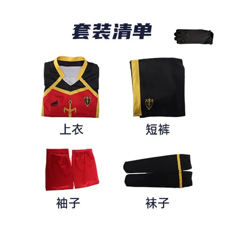 

Blue Lock Anime Cosplay Costume Ness Kaiser Isagi Reo Nagi Sae Shidou Chigiri Hiori Bastard Munich T Shirt Jersey Tee Uniform