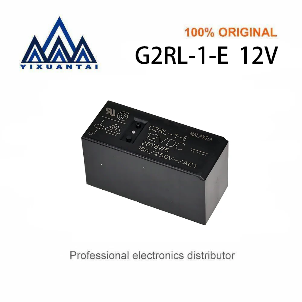 

10pcs/Lot G2RL-1-E-12VDC G2RL-1-E-DC12V G2RL-1-E-12V G2RL-1-E 12VDC 16A/250V 8-Pins New and Original