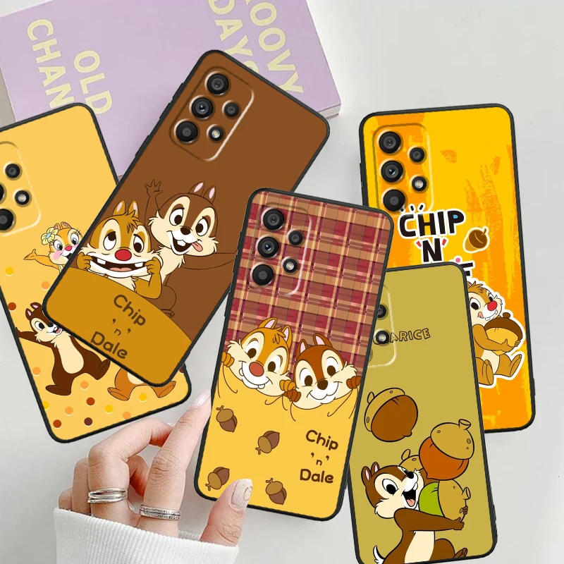 

Disney Squirrels Lively Cute For Samsung Note 20 10 Ultra Plus A31 A14 A12 A70 A34 A25 A04 A05 A15 A24 5G Black Cover