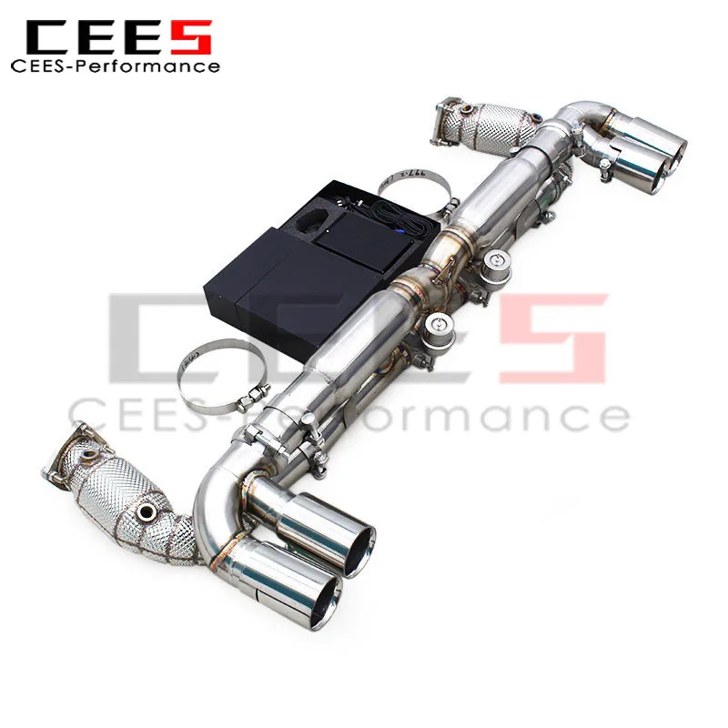 

Выхлопная труба Catback с Catalyst 300-элементом для Porsche 911 997/997.2 Turbo 3.8T 2010-2013, выхлопная труба из нержавеющей стали