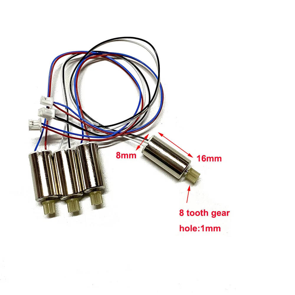 4 szt. Silnik CW część silnik CCW do drona RC E88 E88pro LS-E525 S89 PRO FPV akcesoria wymienne do quadcoptera