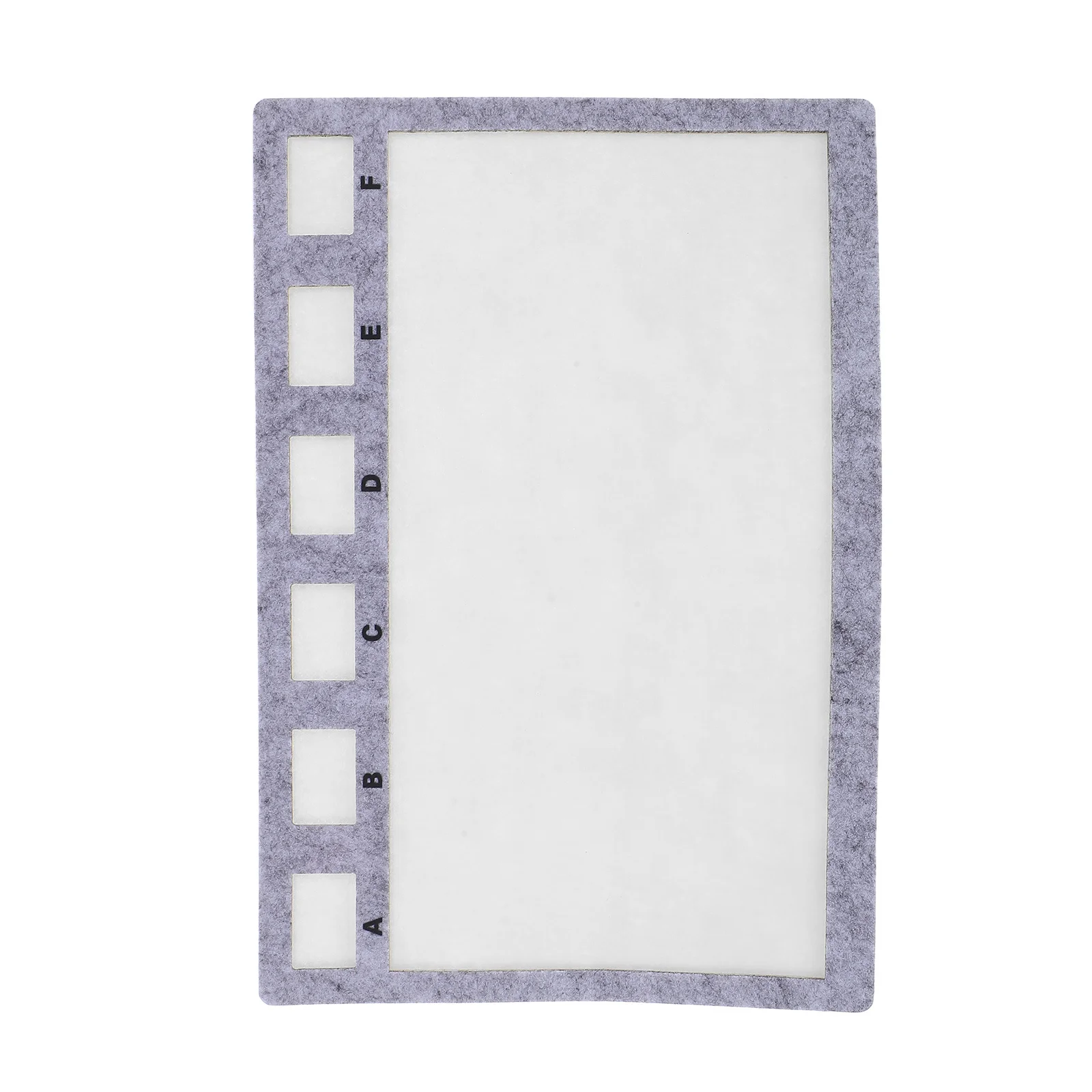 Bandeja de tapete de contas de 29cm x 20cm, superfície de feltro, suporte para fazer joias, placa de miçangas para projetos de colar diy