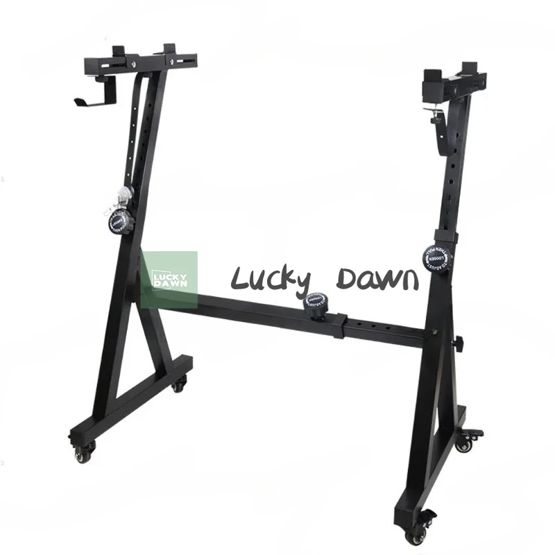 

Portable Z-Shaped Keyboard Stand - Heavy-Duty Piano Holder with Wheels | Universal Adjustable for 54/61/88-Key Keyboards
