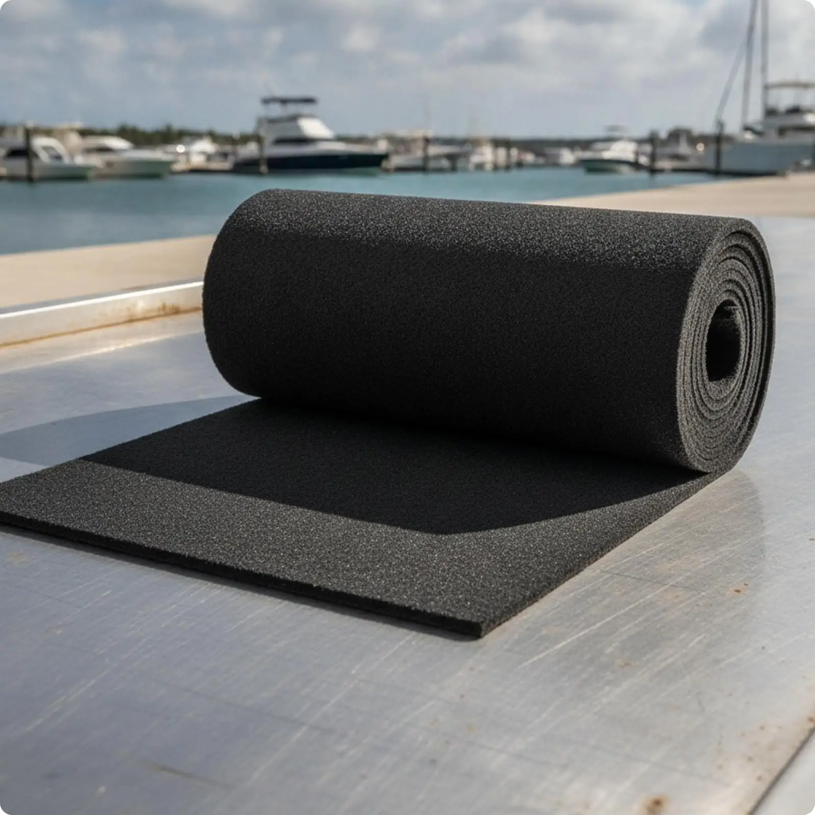 Boat Trailer Carpet 4M Polyester Fiber Waterproof Mat for Boat Deck Dock Garage Floor Protection Non Slip Anti Scratch