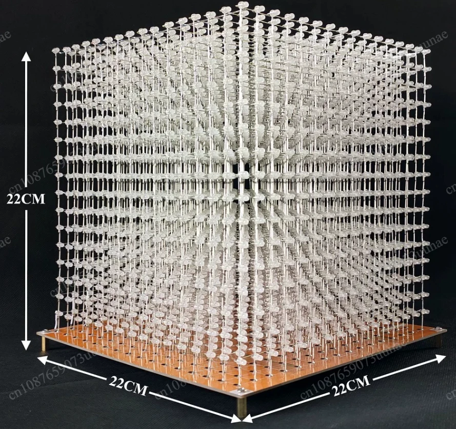 3D16MINI Light Cube Kit 16X16X16 Electronic DIY Production Parts, Support Custom Animation
