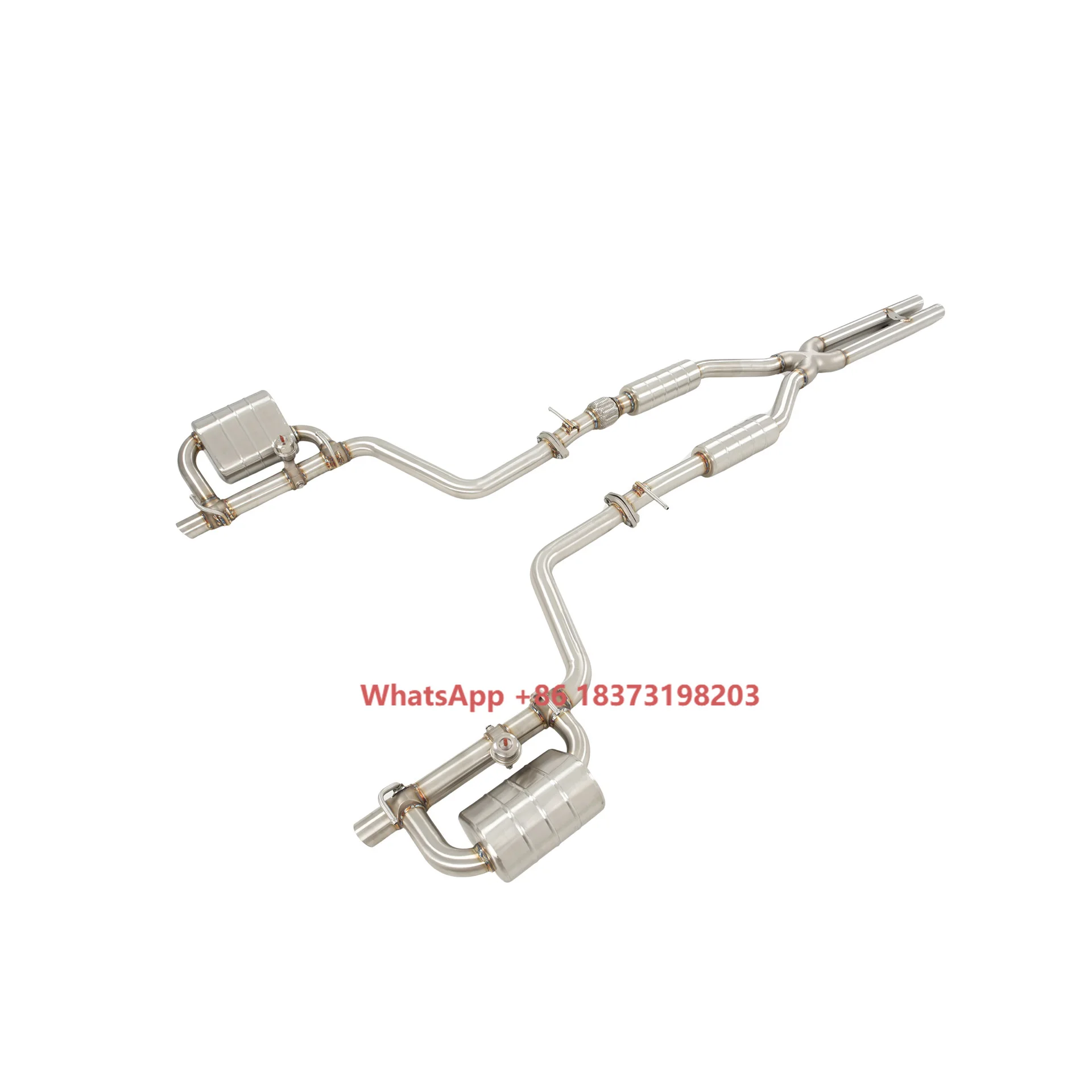 

YT Stainless Steel Valved Catback Exhaust System with Mufflers for Dodge Challenger 3.6L