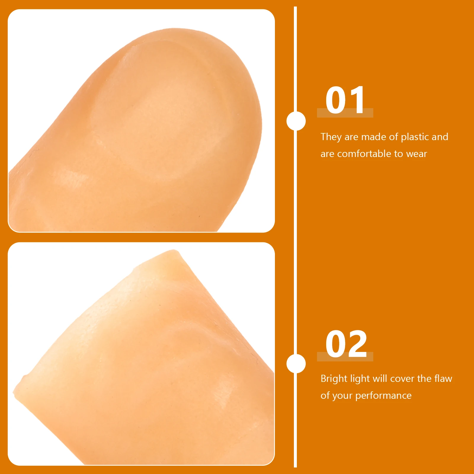 

8pcs Light Lamp For Party Kids Trick Finger Lamp Glow Tip Thumb Finger Lights Thumb Lights