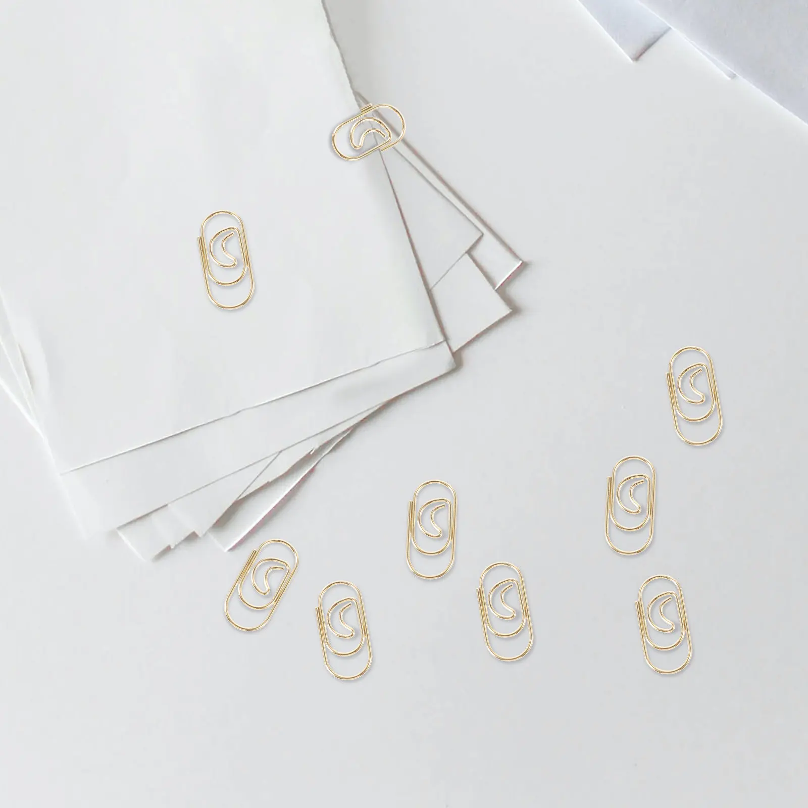 

100 шт. очаровательных скрепок для бумаги с изысканным дизайном, прочные, с сильной фиксацией, для поделок, фотографий, открыток, конвертов, офиса