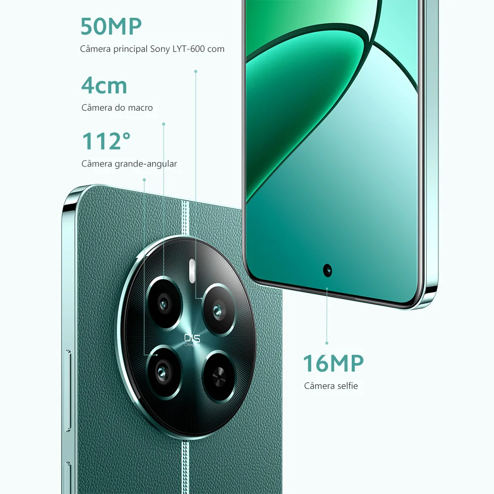 هاتف Realme 12+ Plus 5G الذكي NFC 12GB Ram 512GB Rom 120 هرتز