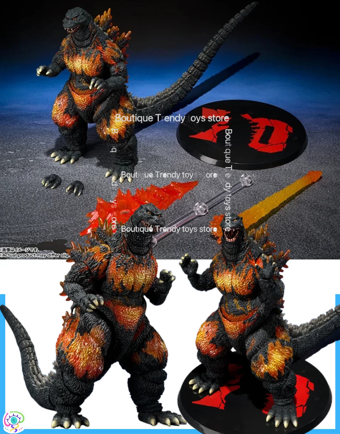

Оригинальная фигурка Bandai S.H.MonsterArts SHM Godzilla 1995, специальная версия к 70-летию, коллекционная модель из ПВХ, игрушка, подарок