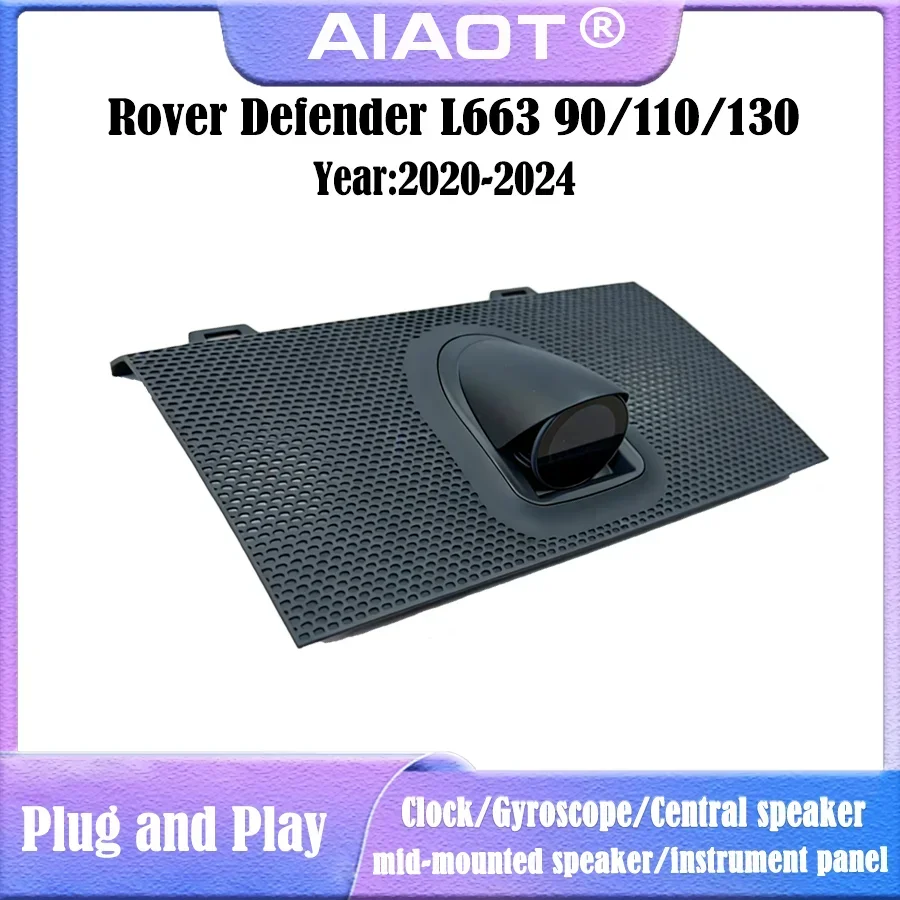 Speaker For Land Rover Defender L663 90/110/130 Center-Mounted  Instrument Gyroscope LED Screen Soundsystem