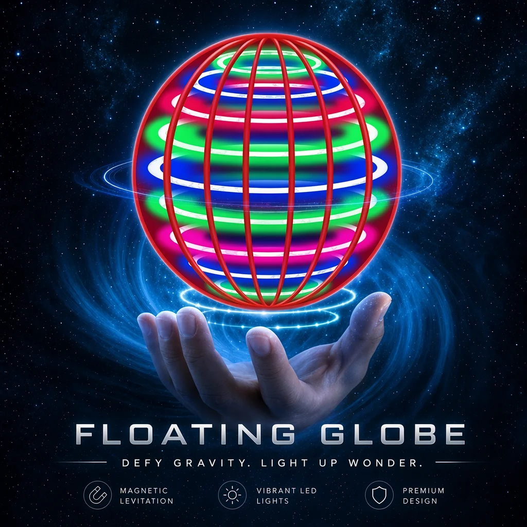 Glowing Smart Sensor Floating Ball - Magic Boomerang Flying Toys, Outdoor Sports Interactive Plaything for Adults Teens & Fun