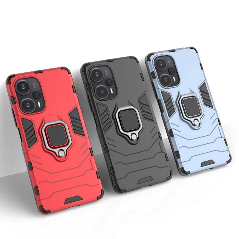 For POCO F5 Case for Xiaomi Poco F5 Pro Cover Shockproof Holder Protect Armor Back Coque or poco X5 Pro F 5 F5Pro M5 M5S Fundas