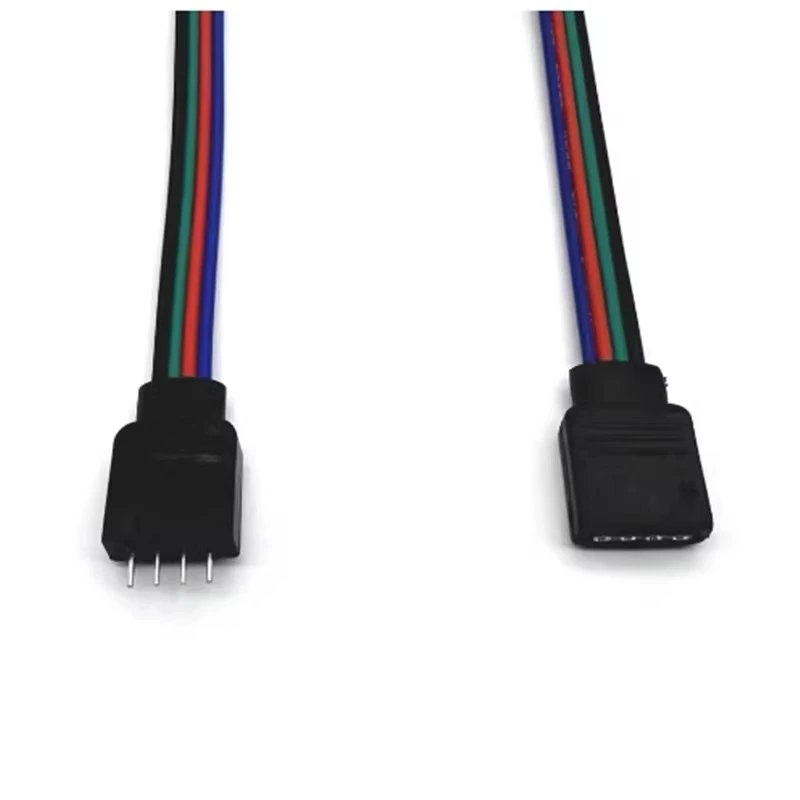 10PCS Row female male pin cable LED light bar controller connector cable, rehearsal cable