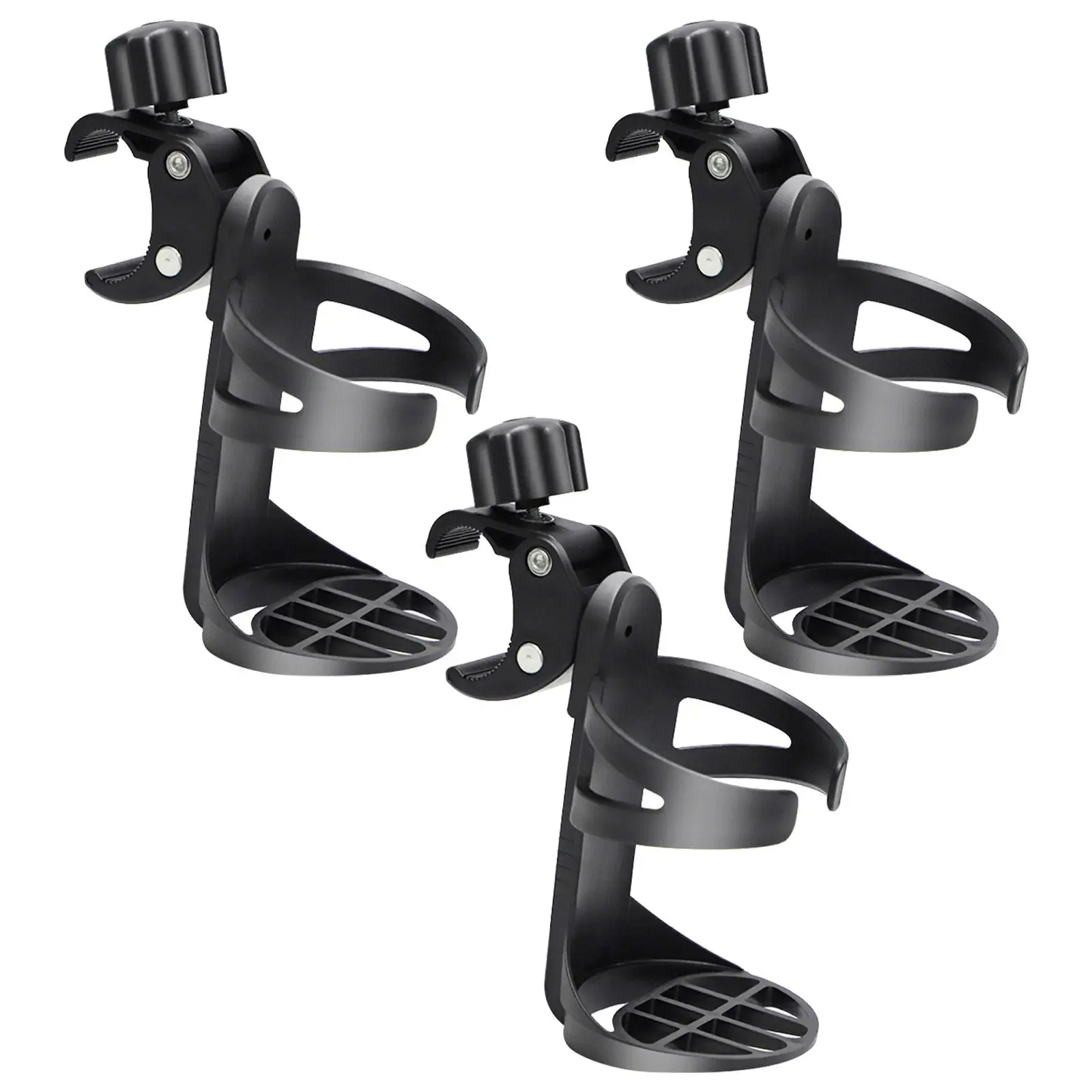 3Pcs Walker Cup Holder Water Bottles Holder For Wheelchair User Detachable Adjustable Drink Cupholder Rollator