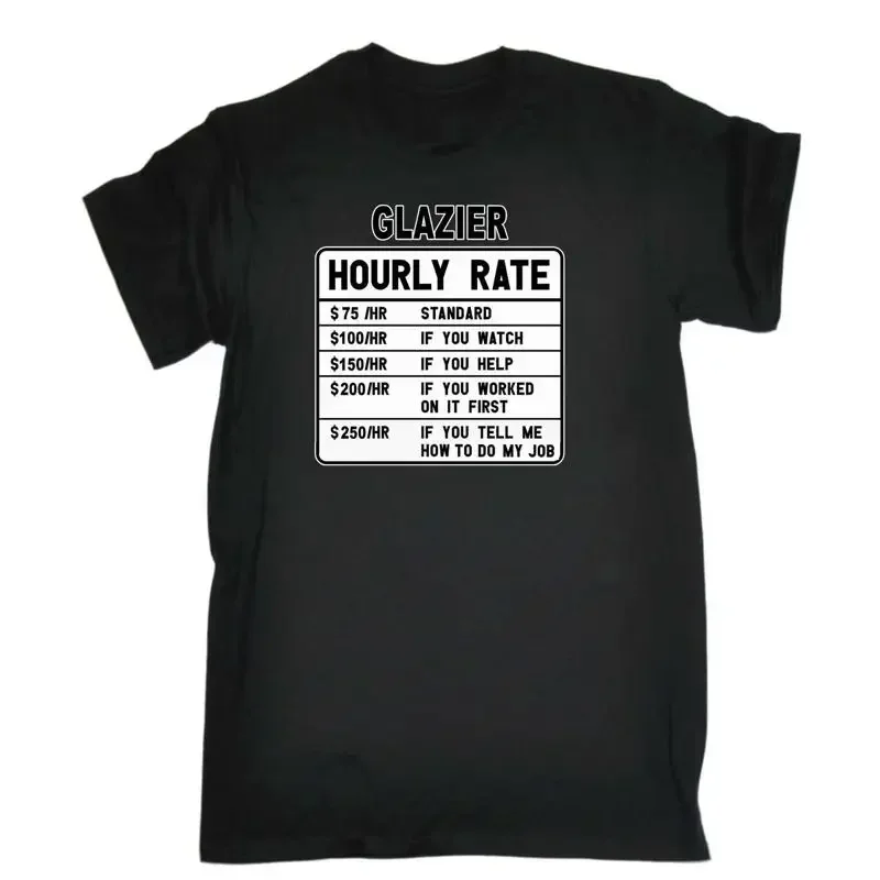 Glazier Rate Parts Mens Funny Novelty T Shirt Shirtt