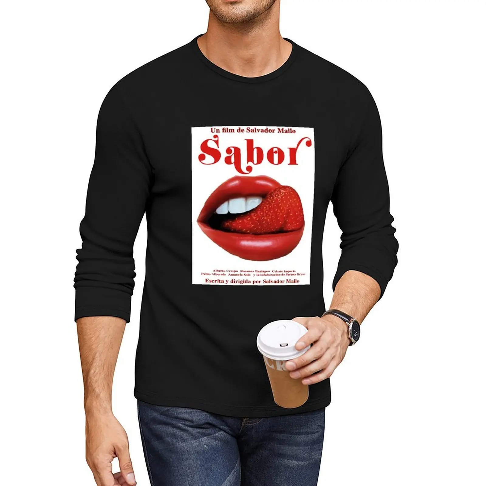 Dolor Y Gloria Pain and Glory Sabor Poster Camiseta larga camisetas personalizadas ropa estética camisetas de algodón para hombres