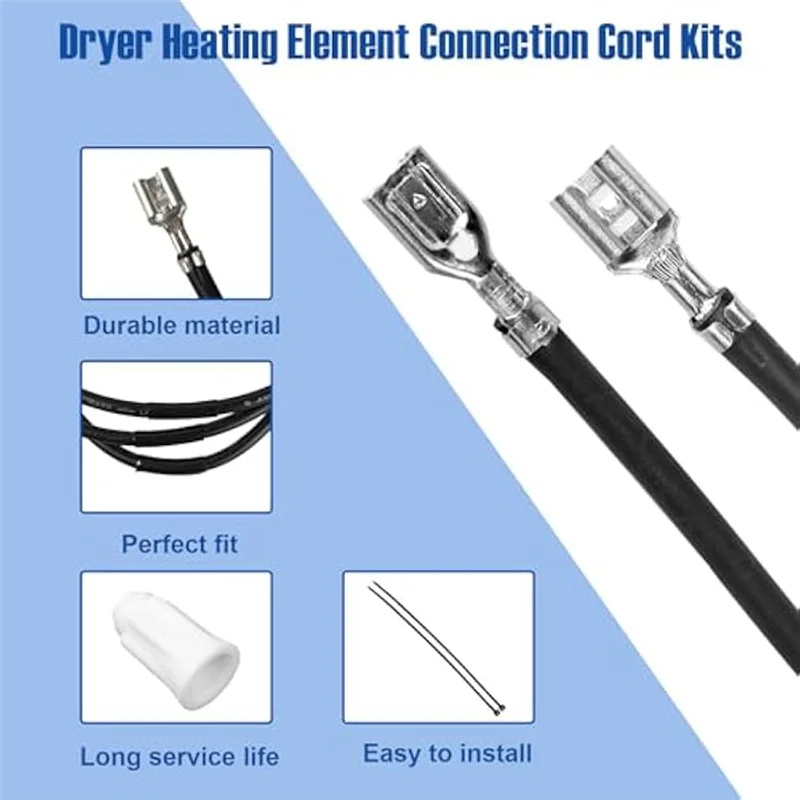 

【B07R】WE49X37037 Комплект для замены провода нагревателя сушилки для сушилок GE/Hotpoint - запасные части WE49X32946, PD00084037, AP7217217