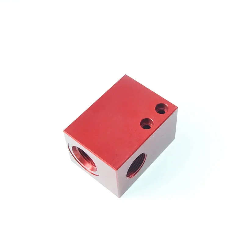 Oil circuit block V6068 for threaded insertion 12 series electromagnetic one-way throttle overflow valve