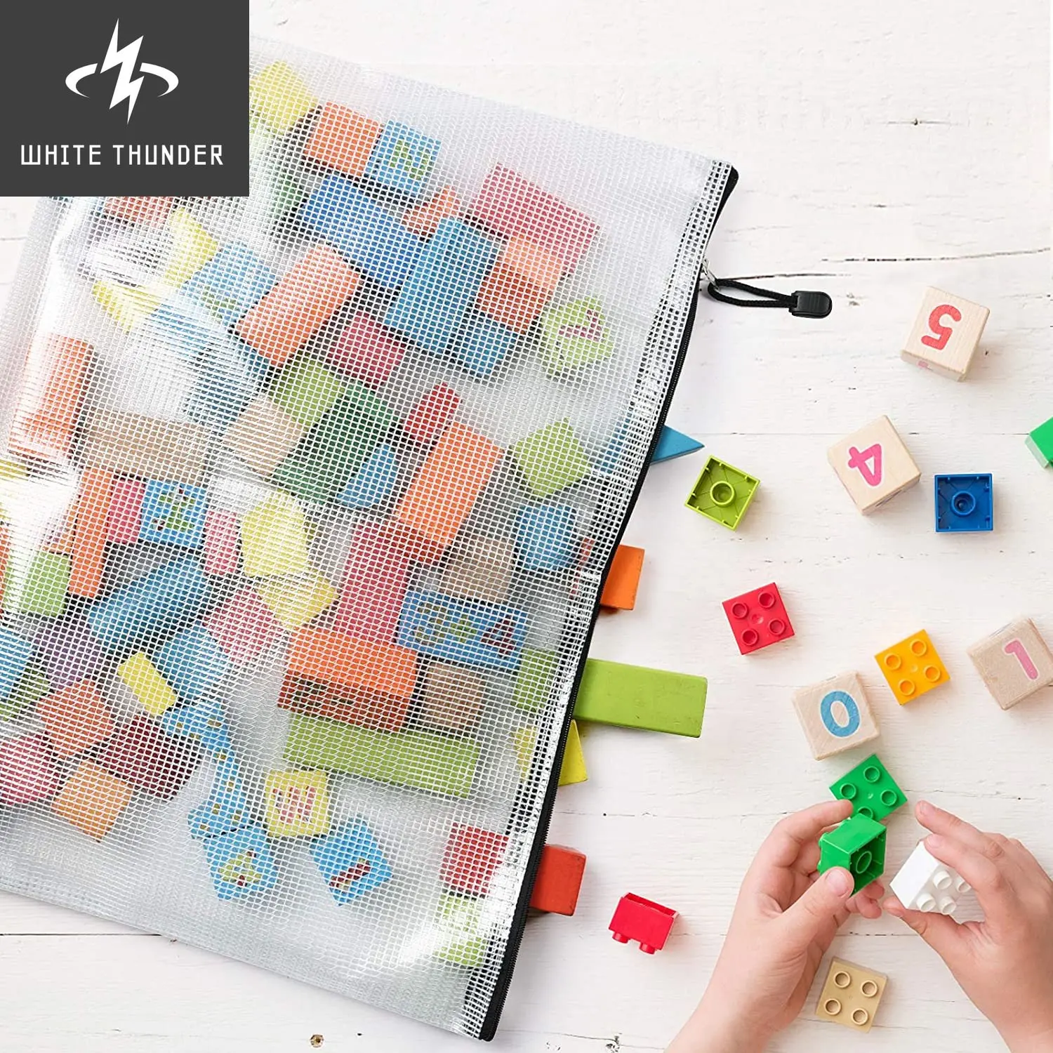 A4 Size Document Folder File Zipper Bags Plastic Wallets Mesh Document Bags Zipper Bag Ziplock Wallet