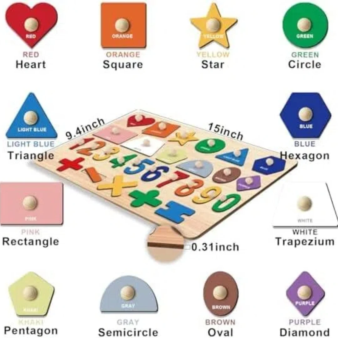 Puzzle de chiffres et de couleurs : cadeau parfait pour les enfants en toute occasion